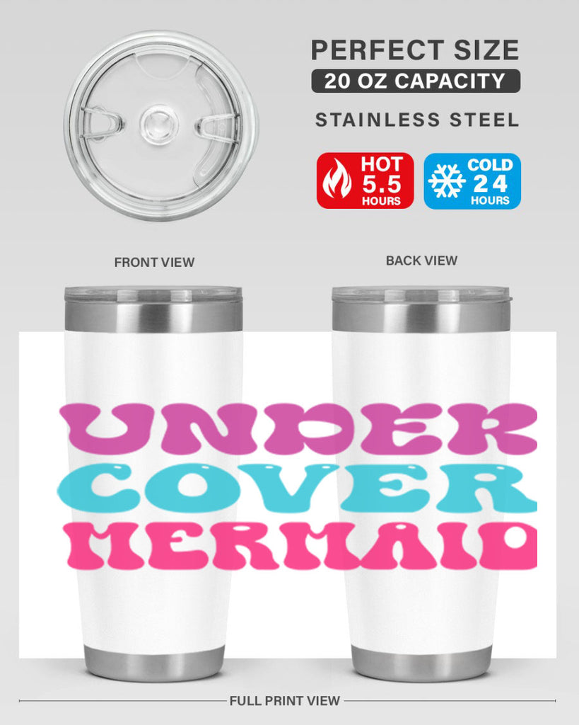 Under Cover Mermaid 635#- mermaid- Tumbler