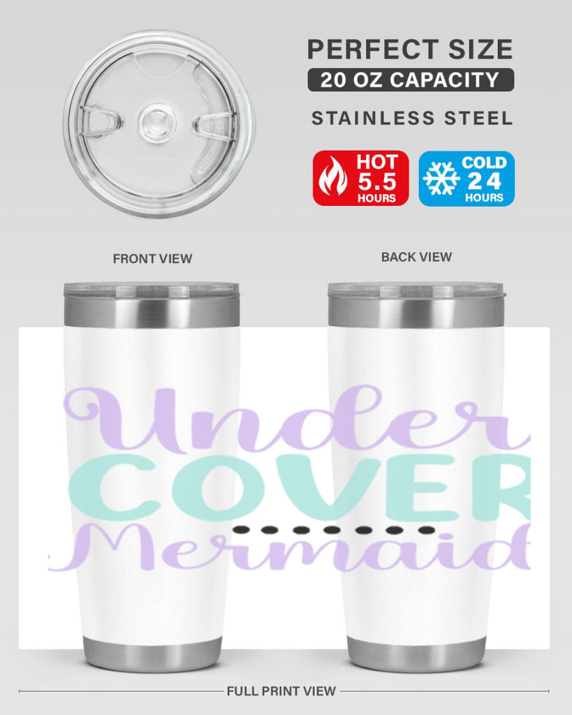 Under Cover Mermaid 639#- mermaid- Tumbler