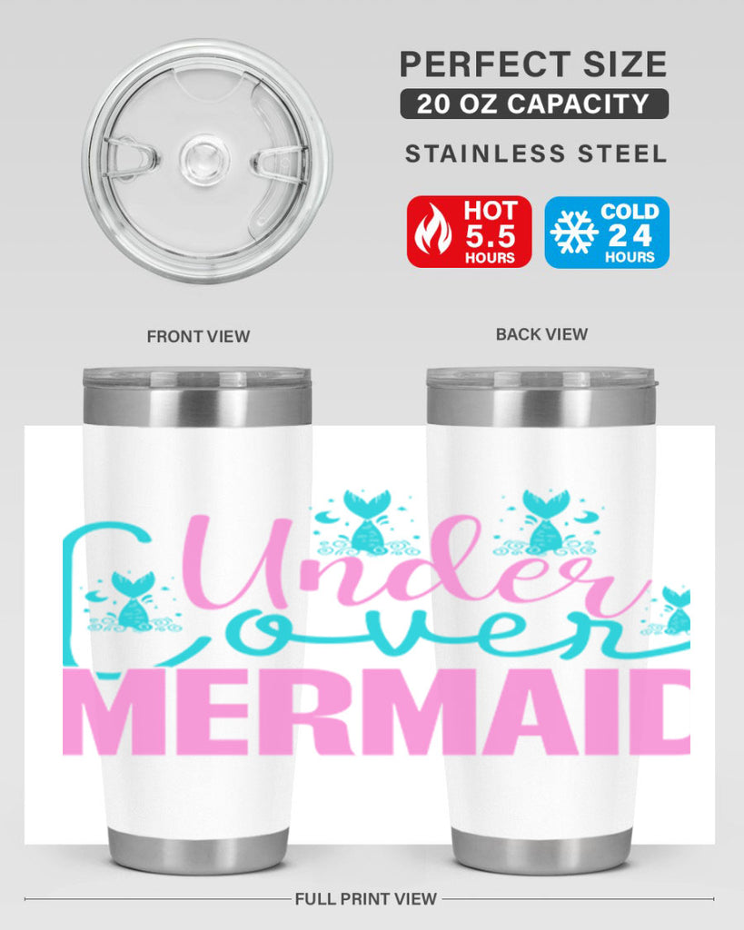 Under Cover Mermaid 643#- mermaid- Tumbler