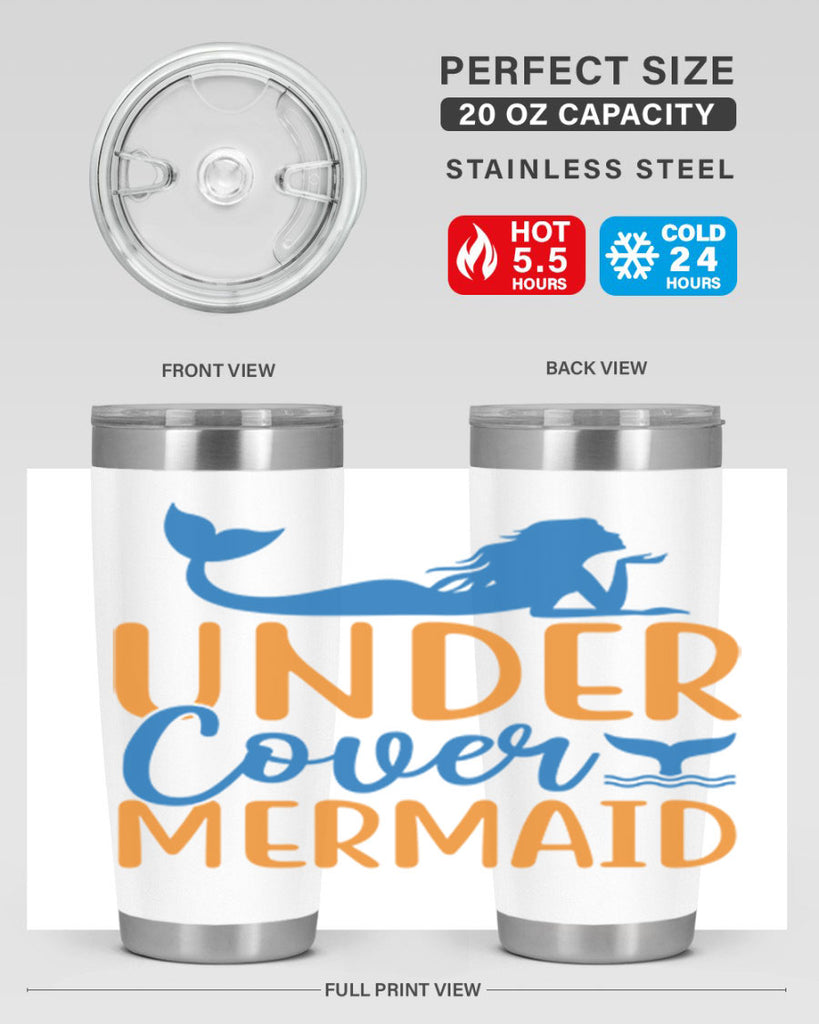 Under Cover Mermaid 644#- mermaid- Tumbler