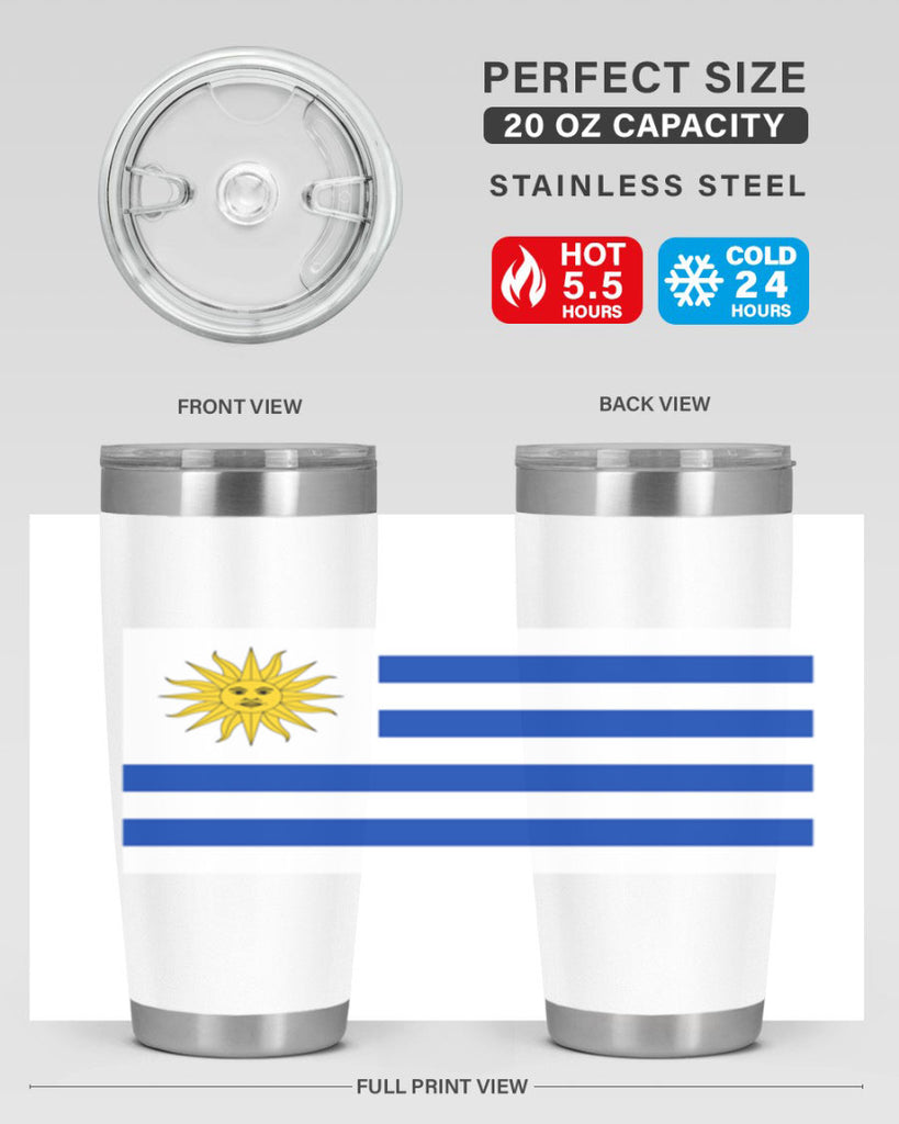 Uruguay 9#- world flags- Tumbler
