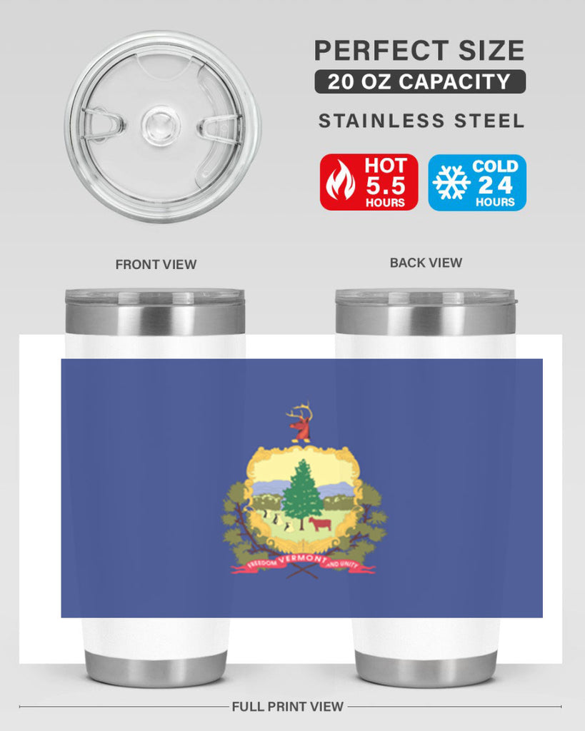 Vermont 7#- Us Flags- Tumbler