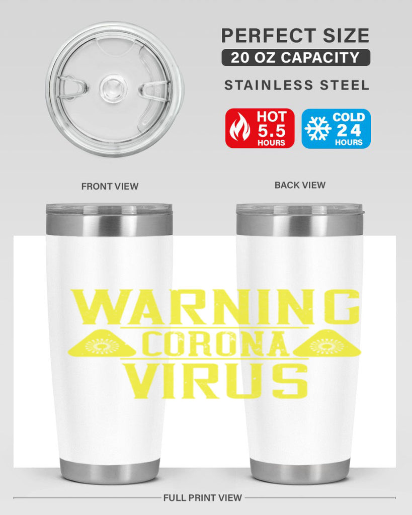 Warning Corona Virus Style 17#- corona virus- Cotton Tank