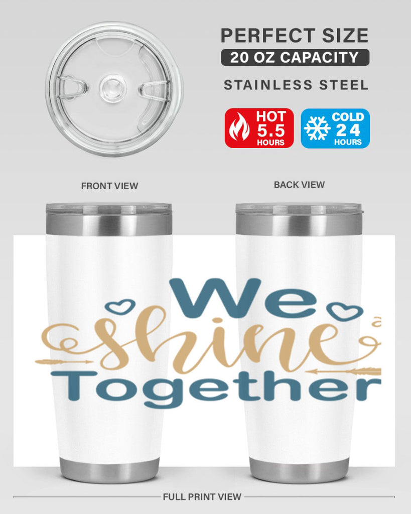 We Shine Together 153#- fashion- Cotton Tank