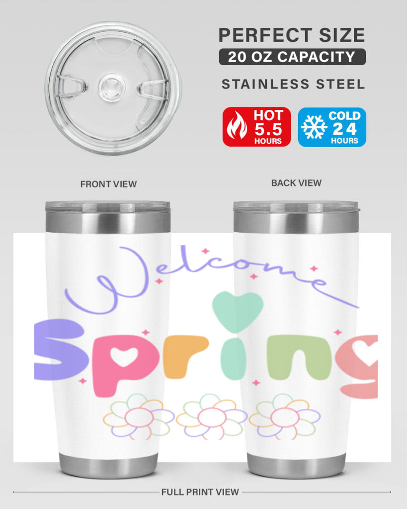 Welcome Spring583#- spring- Tumbler