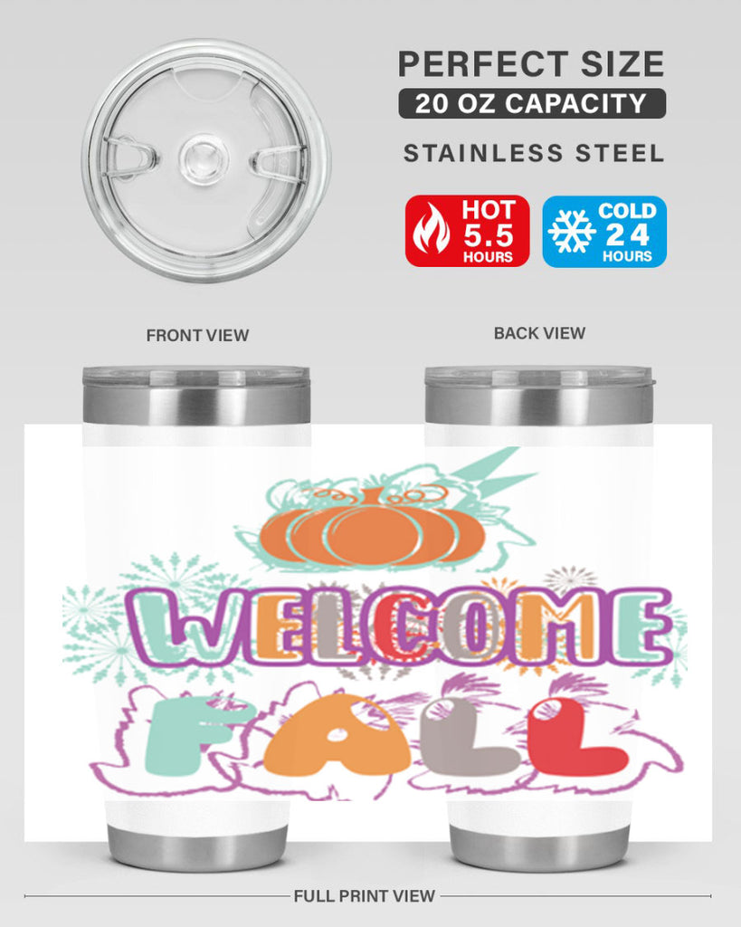 WelcomeFalldesign 638#- fall- Tumbler