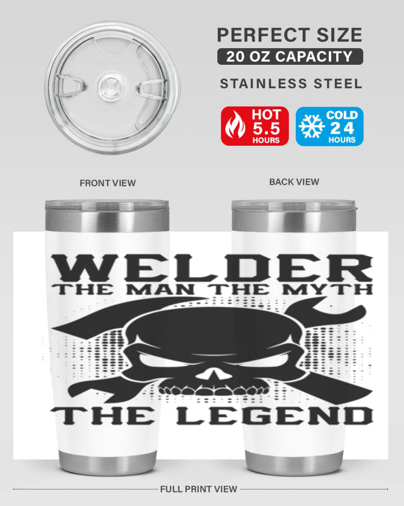 Welder the man Style 4#- welder- tumbler