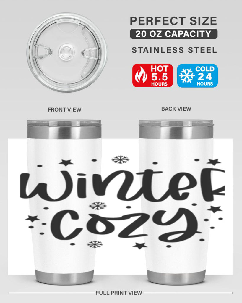 Winter Cozy498#- winter- Tumbler