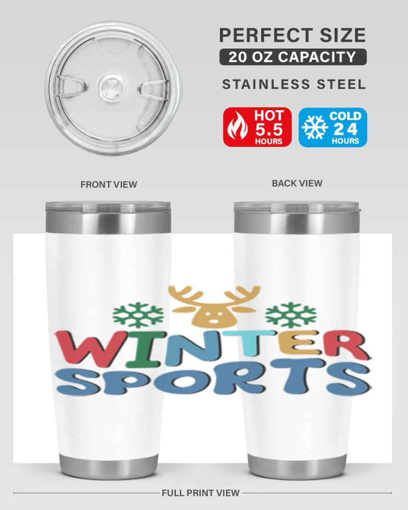 Winter Sports 565#- winter- Tumbler