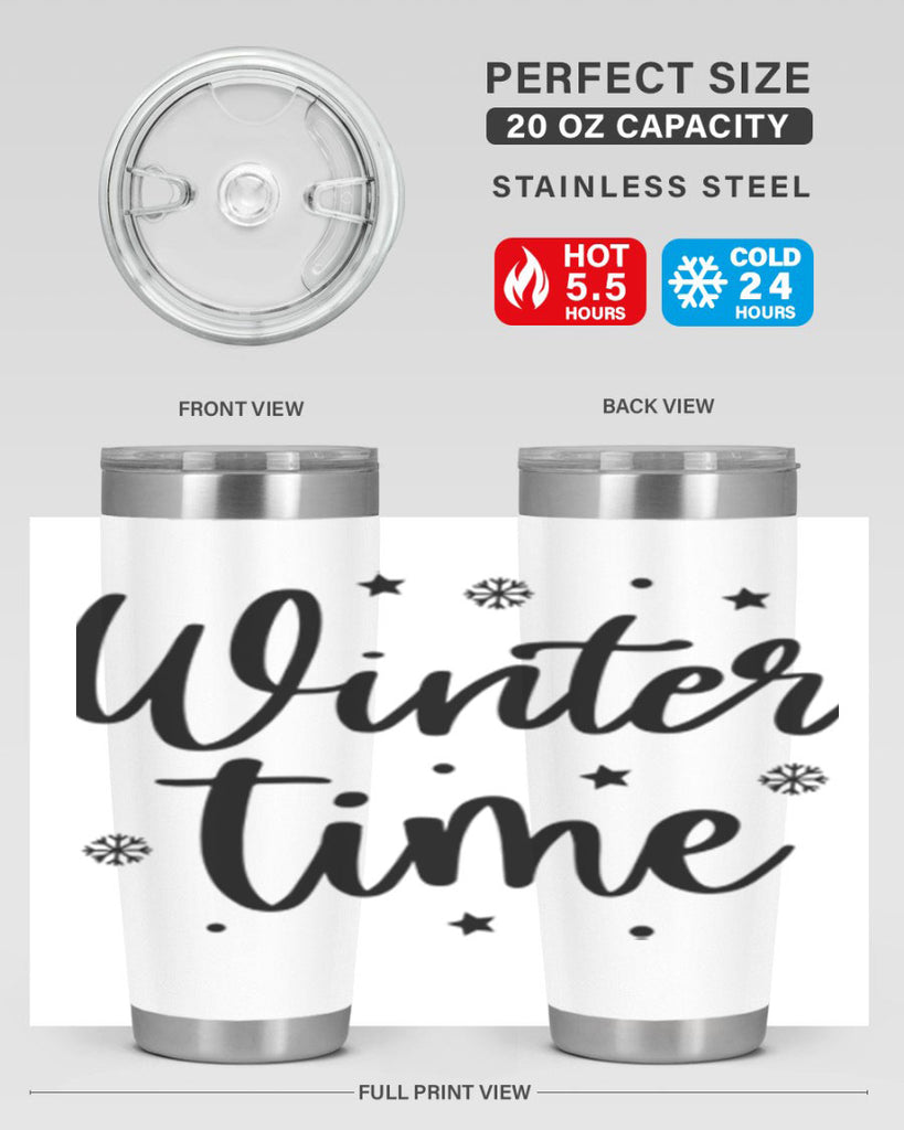 Winter Time 525#- winter- Tumbler