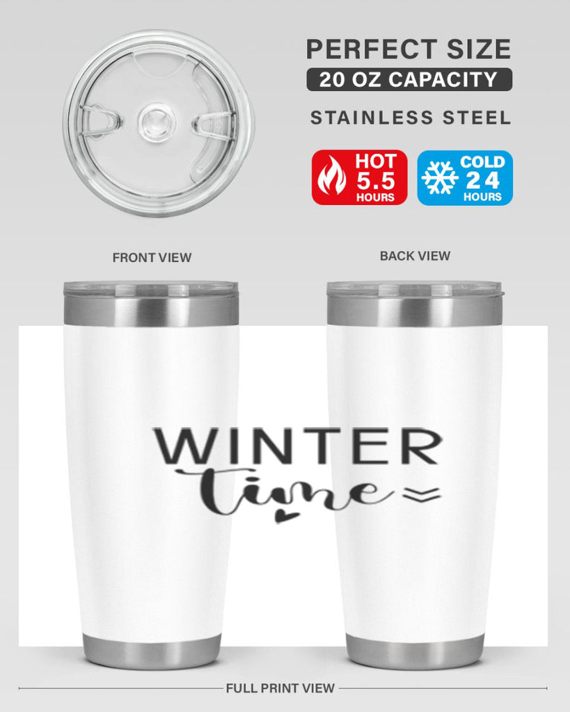 Winter Time 526#- winter- Tumbler