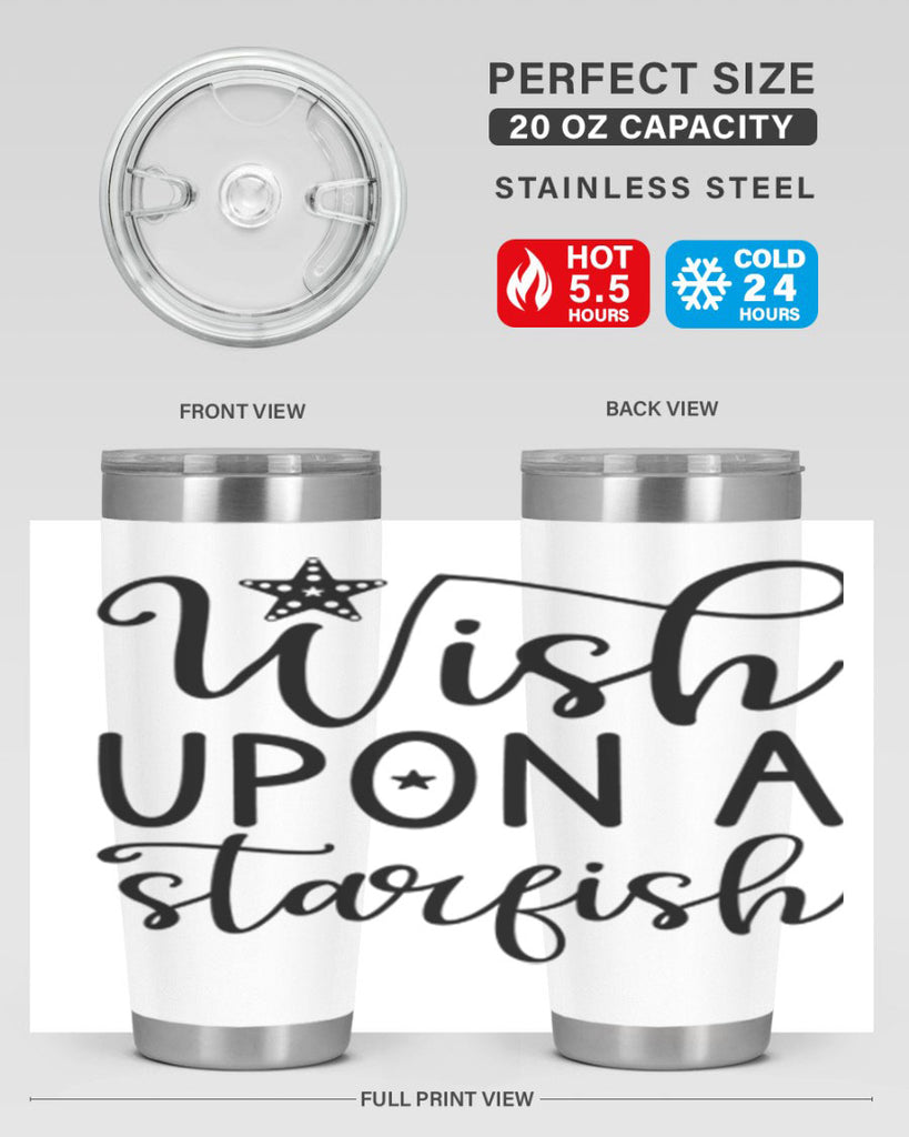 Wish upon a starfish  602#- spring- Tumbler