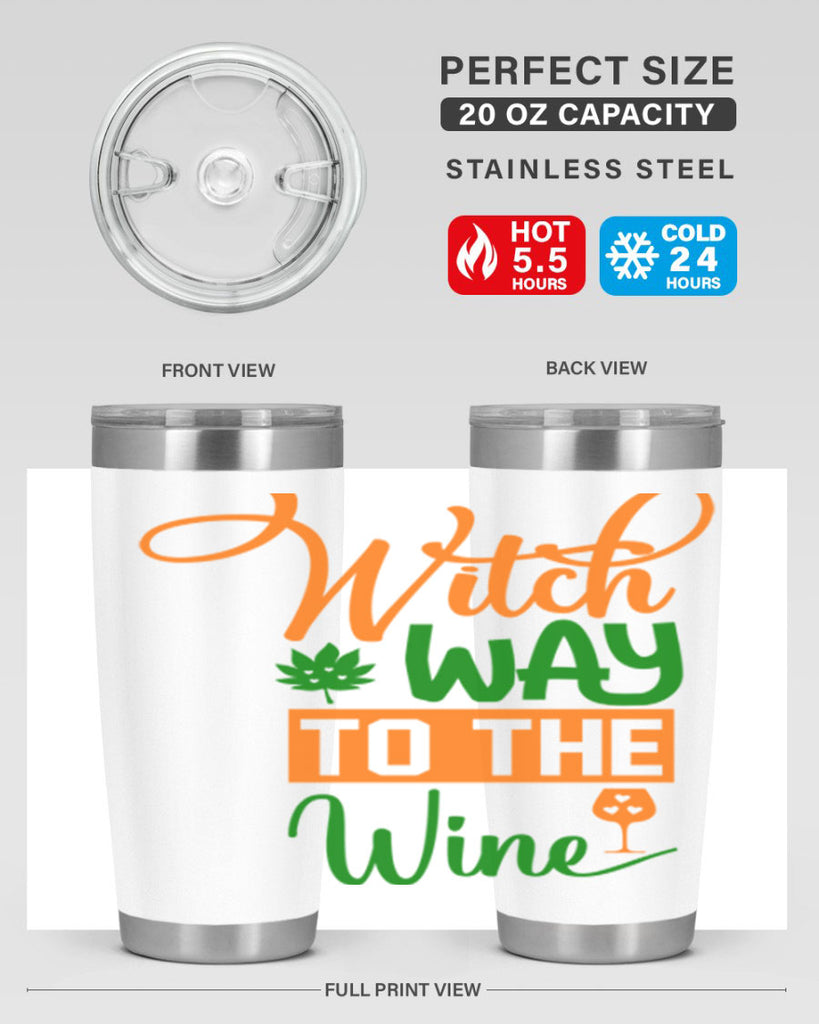 Witch Way to the Wine 650#- fall- Tumbler