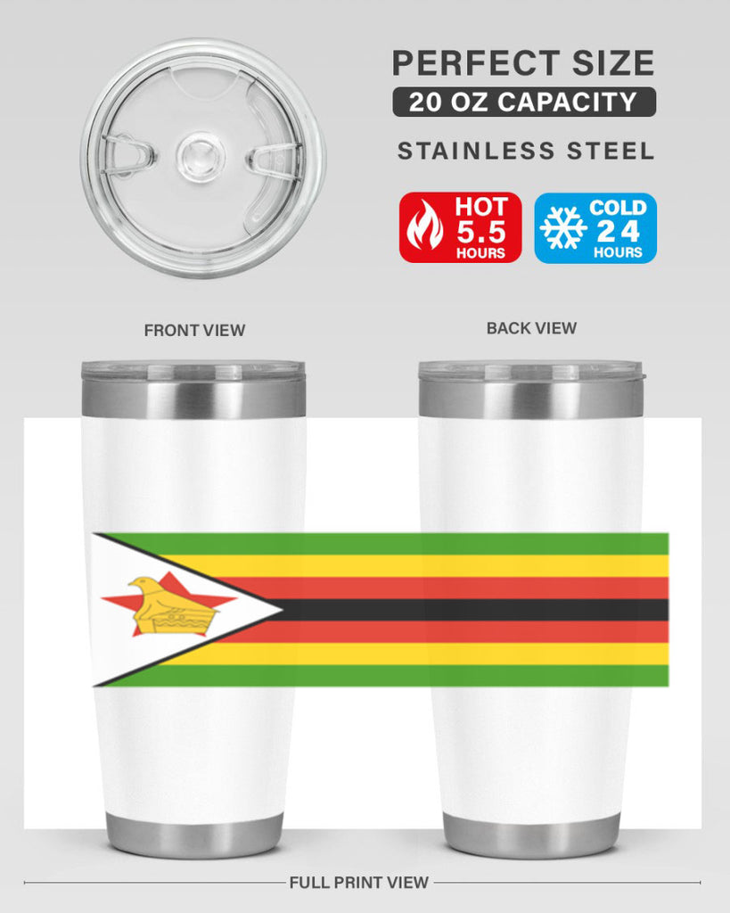 Zimbabwe 1#- world flags- Tumbler