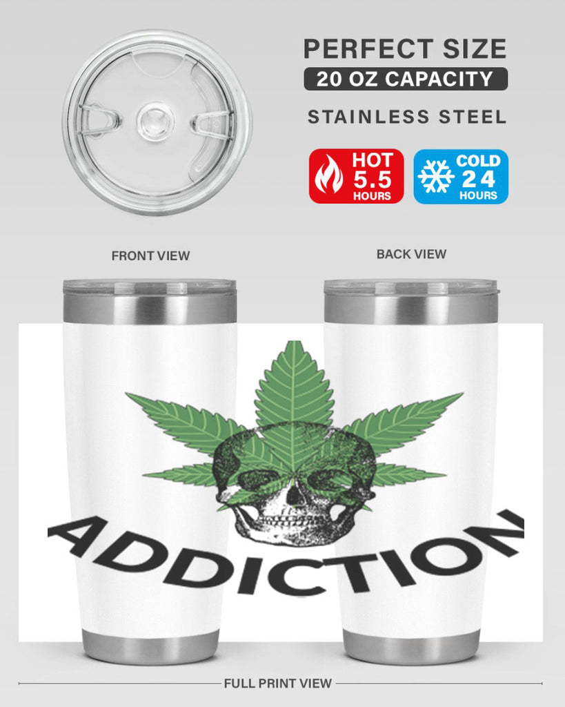 addiction cannabis 7#- marijuana- Tumbler