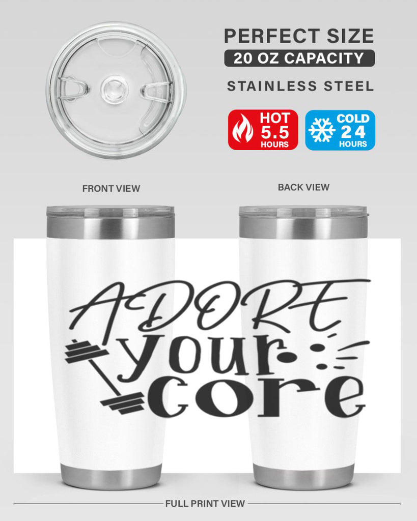 adore your core 53#- gym- Tumbler