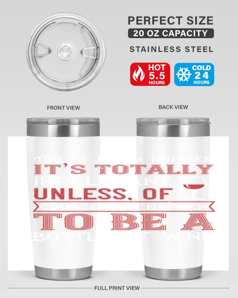 age is just a number its totaly 92#- wine- Tumbler
