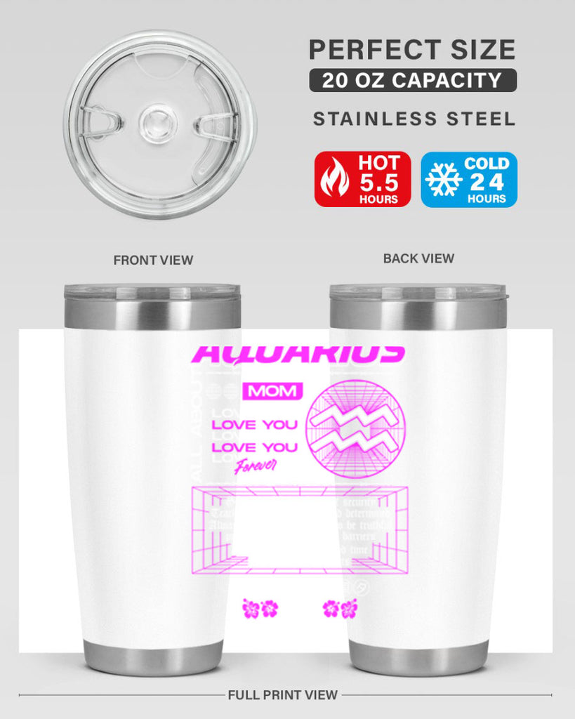 aquarius 86#- zodiac- Tumbler