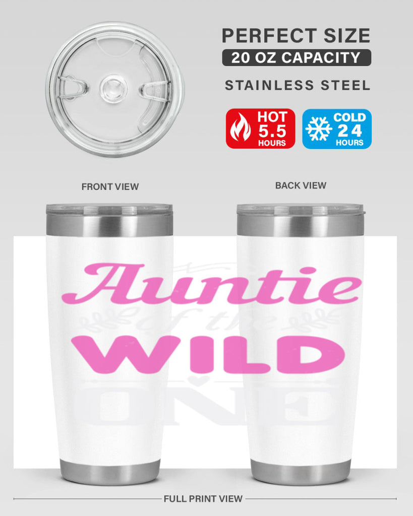 auntie of the wild one Style 63#- aunt- Tumbler