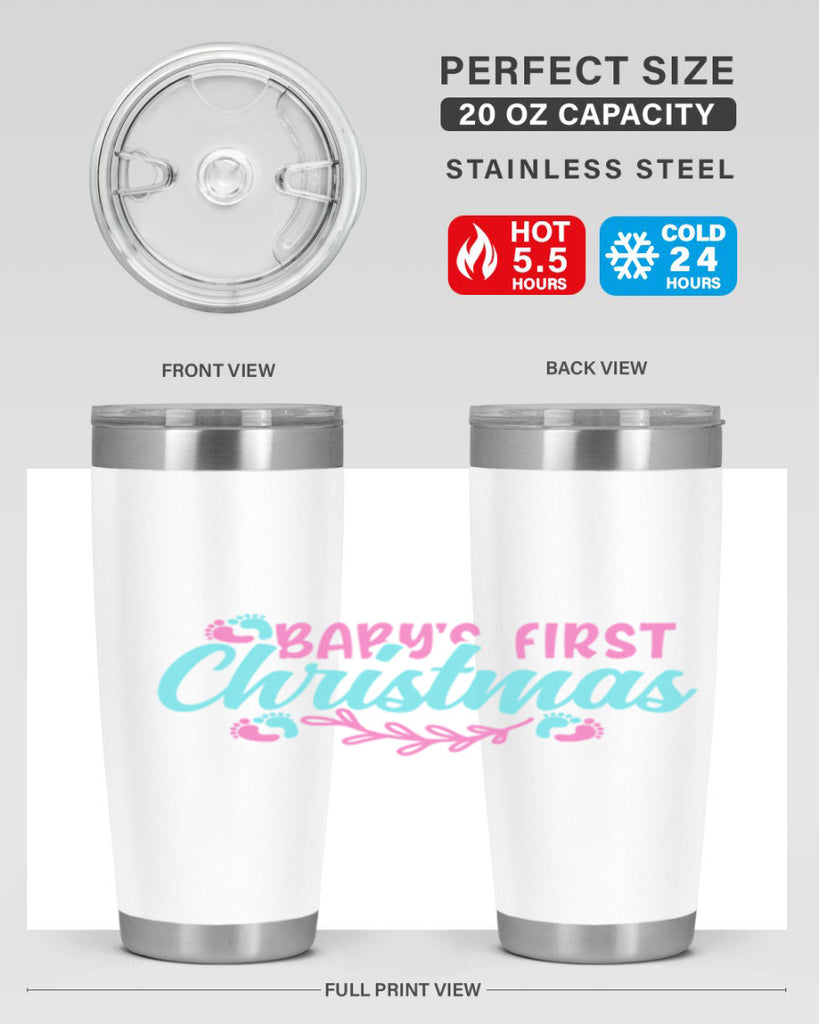 babys first christmas Style 287#- baby- tumbler