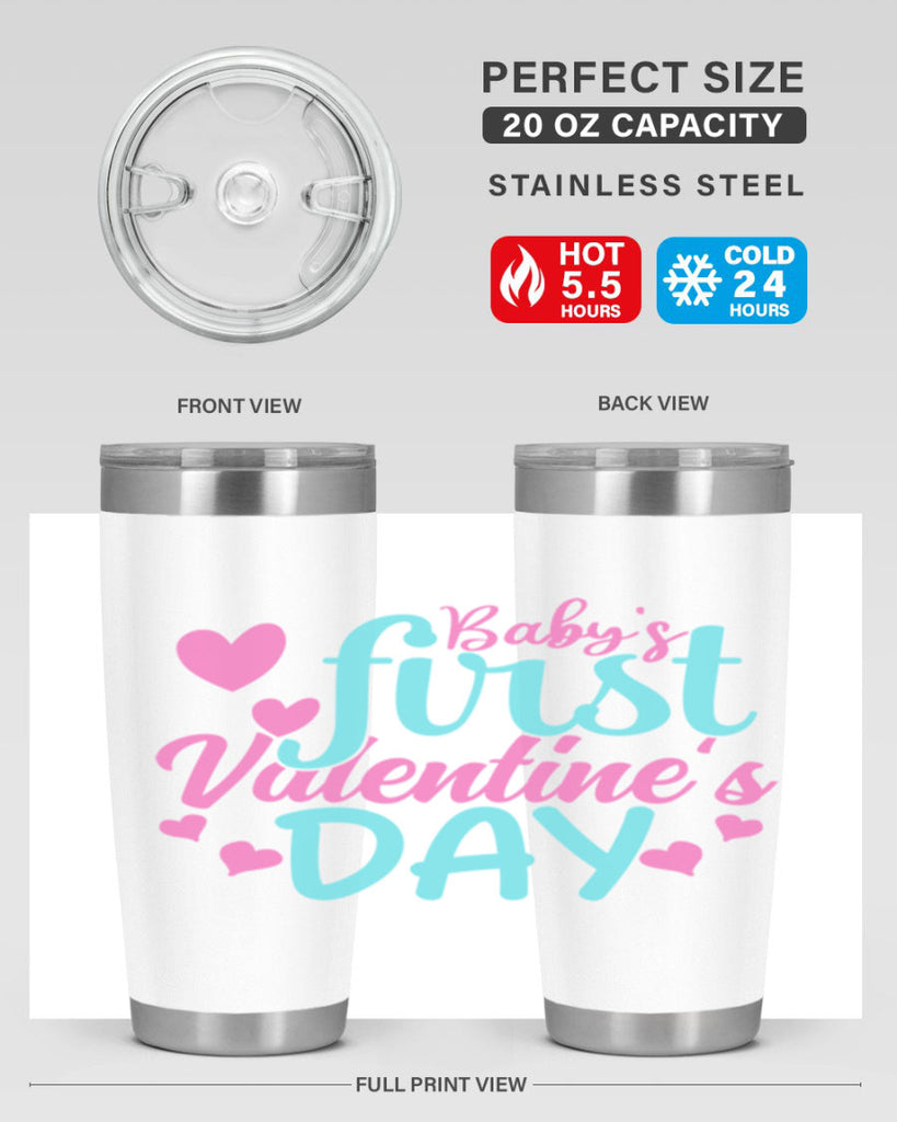 babys first valentines day Style 281#- baby- tumbler