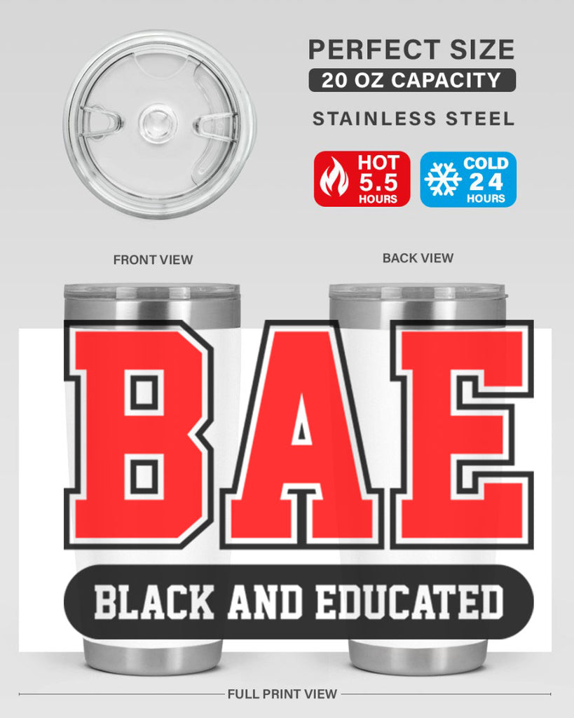 bae black and educated 266#- black words phrases- Cotton Tank