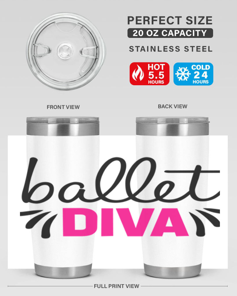 ballet diva 3#- ballet- Tumbler