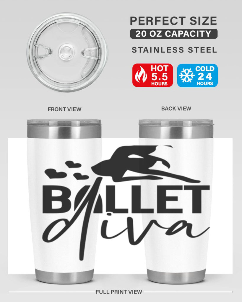 ballet diva 4#- ballet- Tumbler