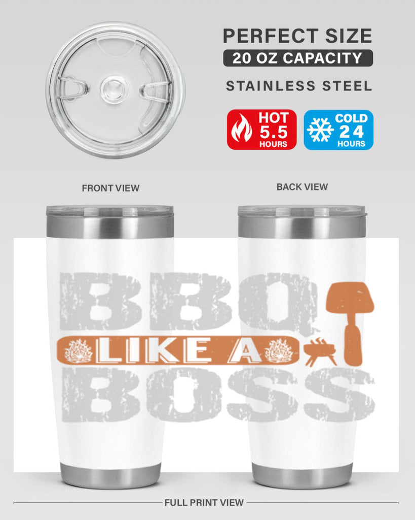 bbq like a boss 6#- bbq- Tumbler