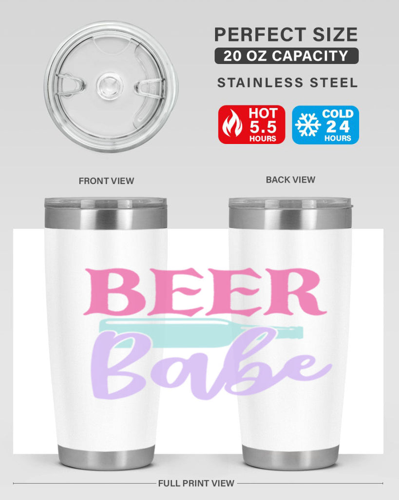 beer babe 135#- beer- Tumbler