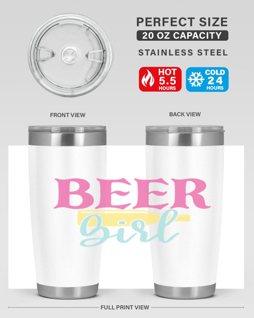 beer girl 132#- beer- Tumbler