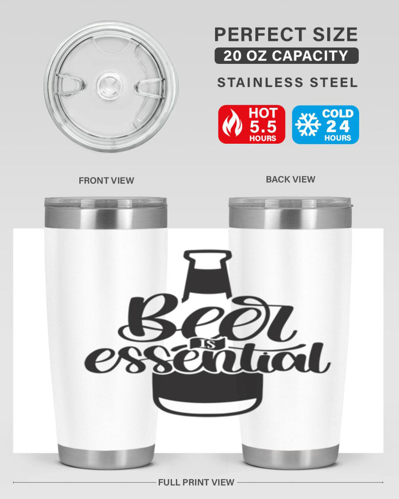 beer is essential 48#- beer- Tumbler