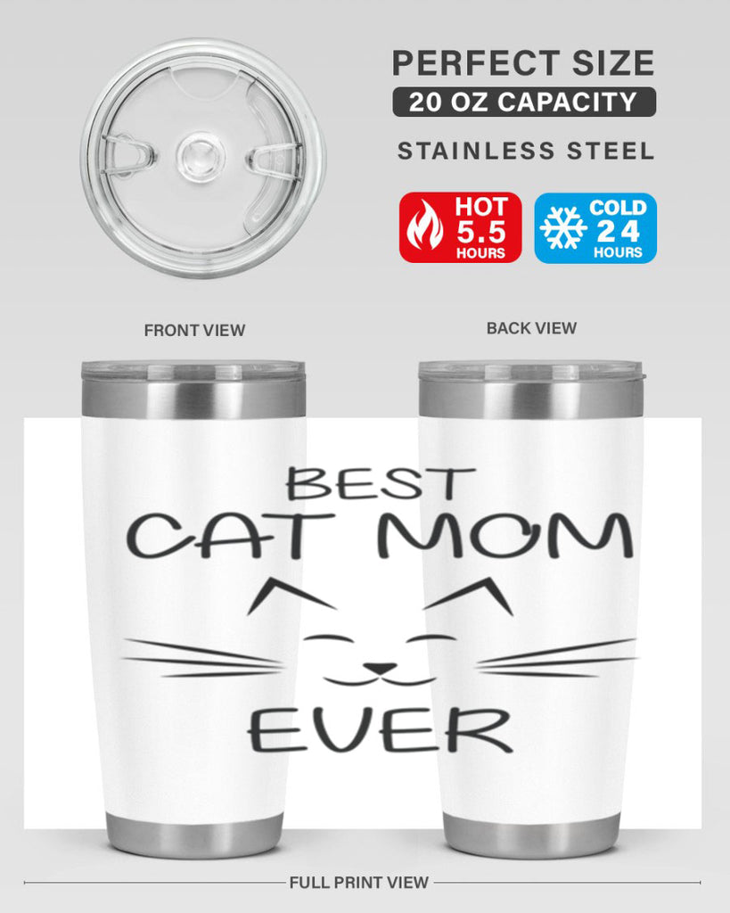 best cat mom ever 210#- mom- Tumbler