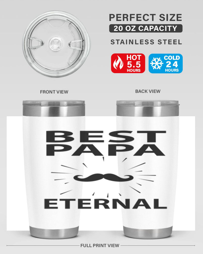 best papa png 92#- grandpa - papa- Tumbler