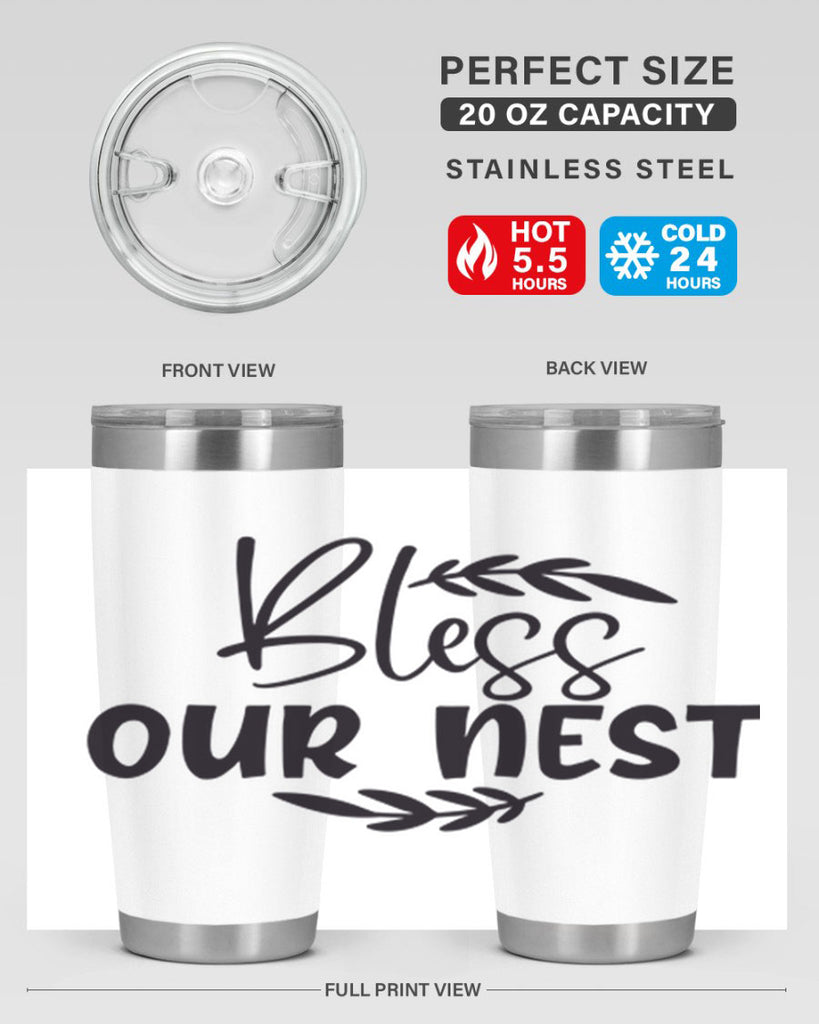 bless our nest 85#- home- Tumbler