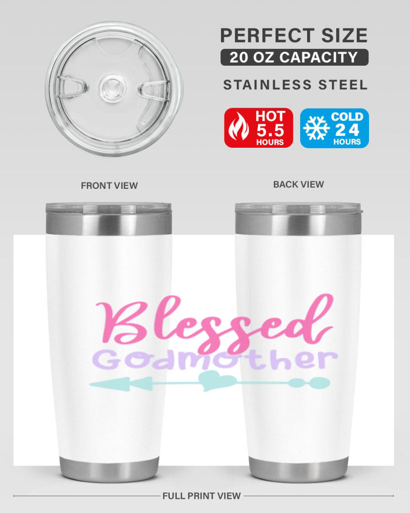 blessed godmother 2#- God Parent- Tumbler