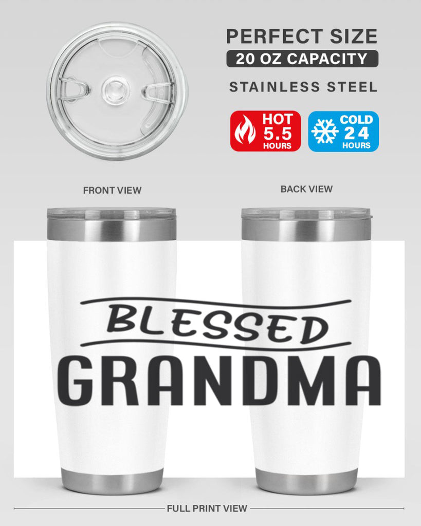 blessed grandma 62#- grandma - nana- Tumbler