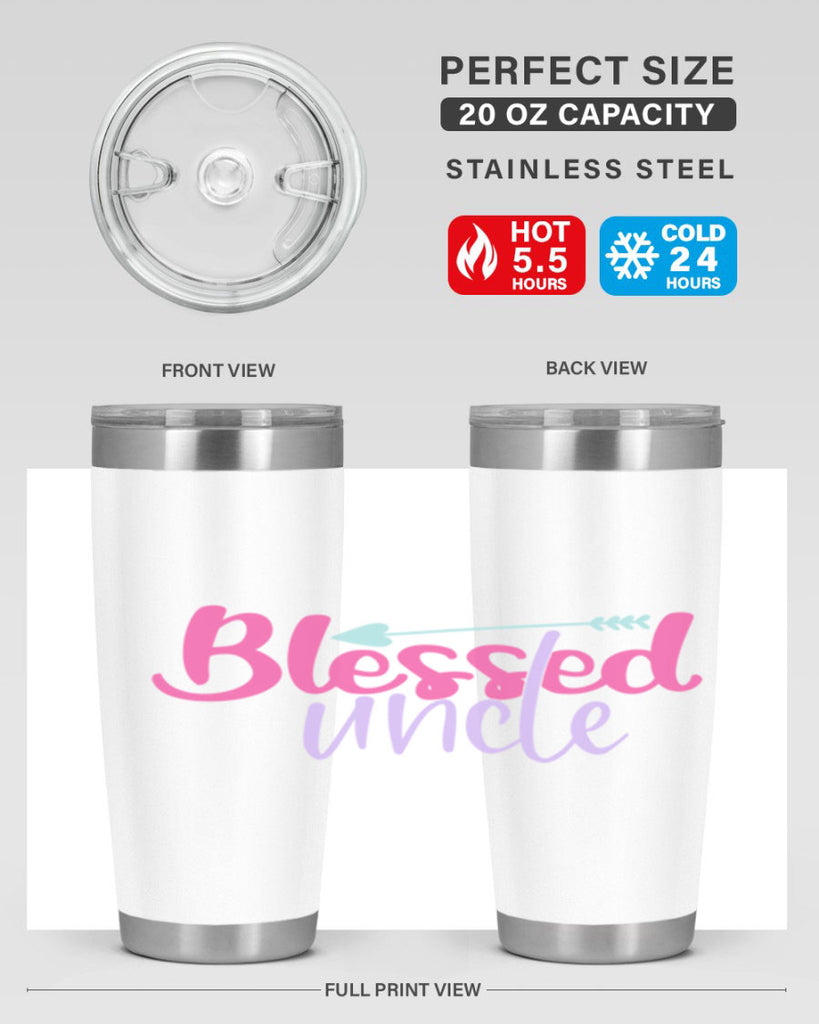 blessed uncle 3#- uncle- Tumbler