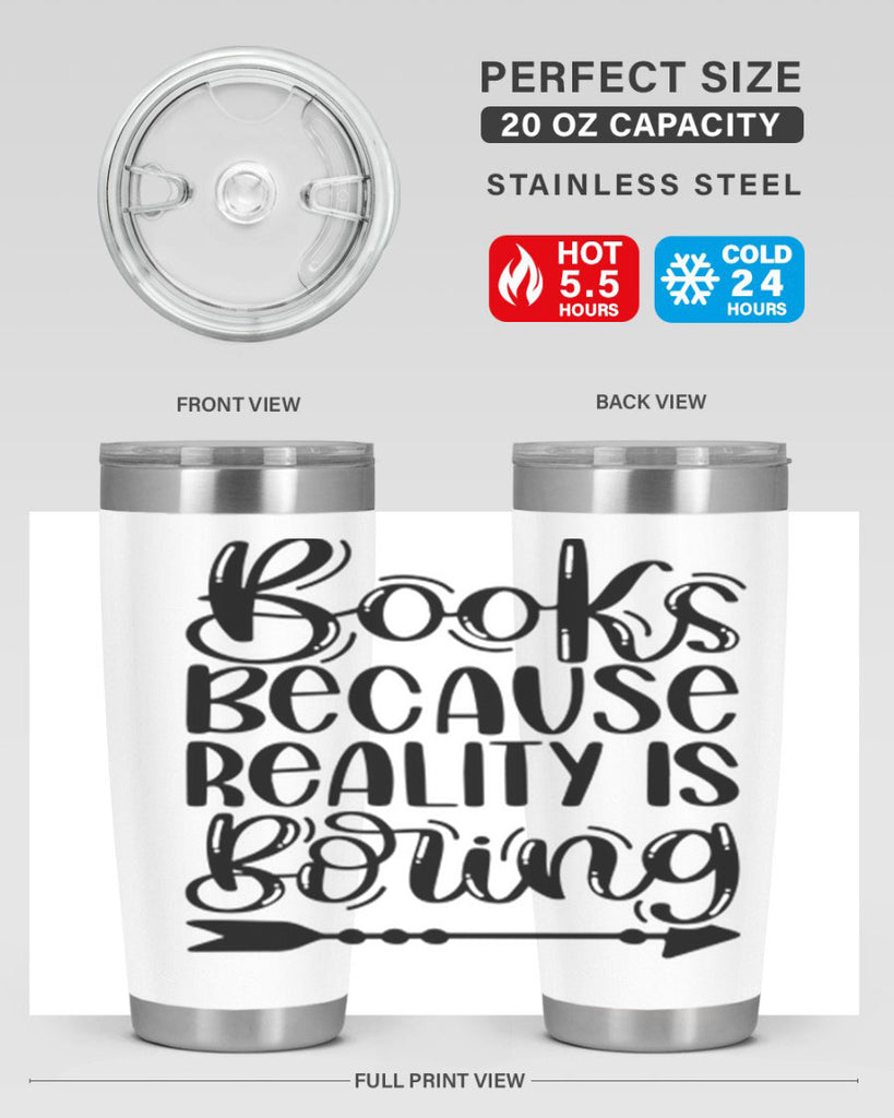books because reality is boring 45#- reading- Tumbler