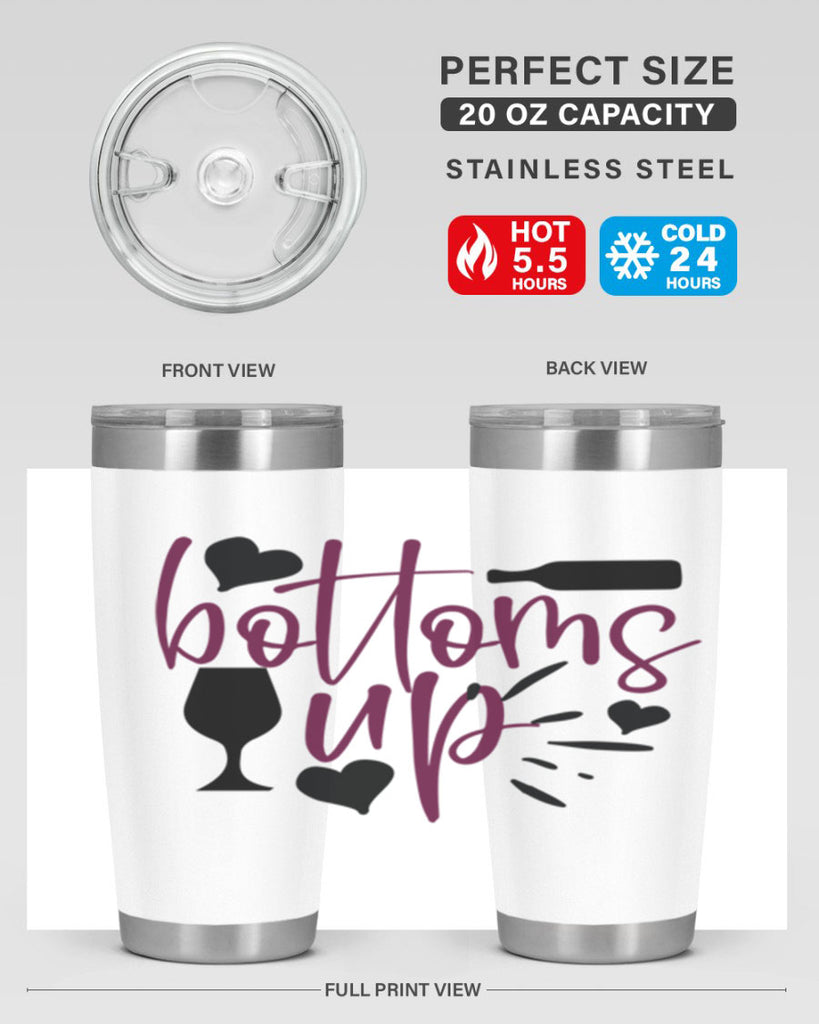 bottoms tup 209#- wine- Tumbler