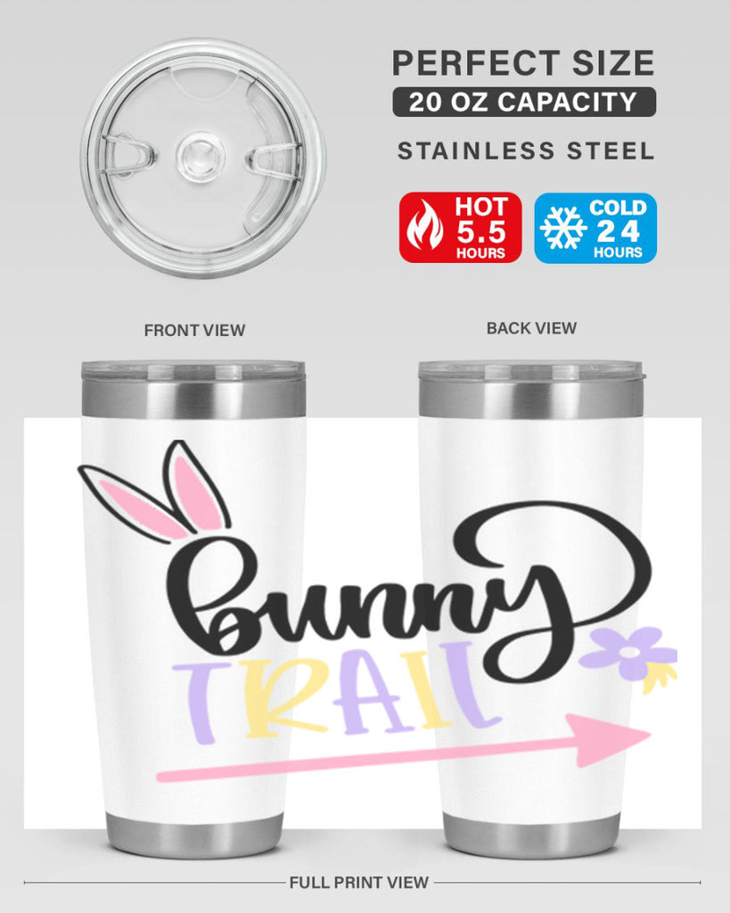 bunny trail 67#- easter- Tumbler