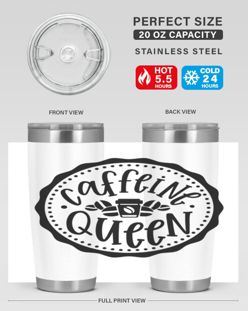 caffeine queen 185#- coffee- Tumbler