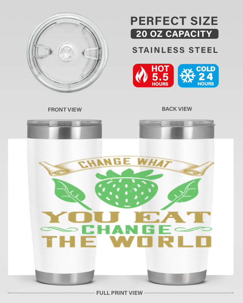 change what you eat change the world 146#- vegan- Tumbler