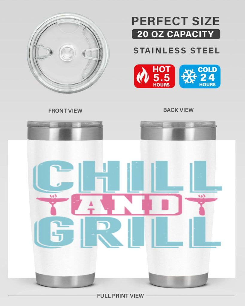 chill and grill 49#- bbq- Tumbler