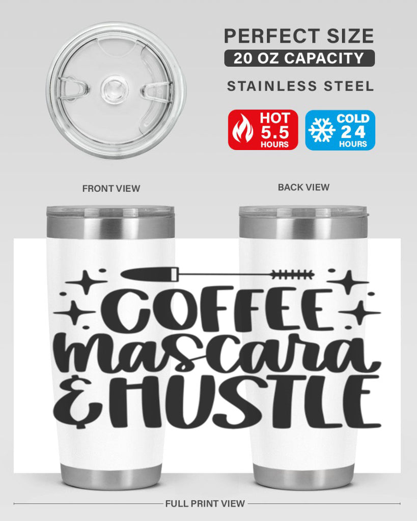 coffe mascara hustle 180#- coffee- Tumbler