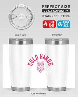 cold hands warm heart Style 42#- cat- Tumbler