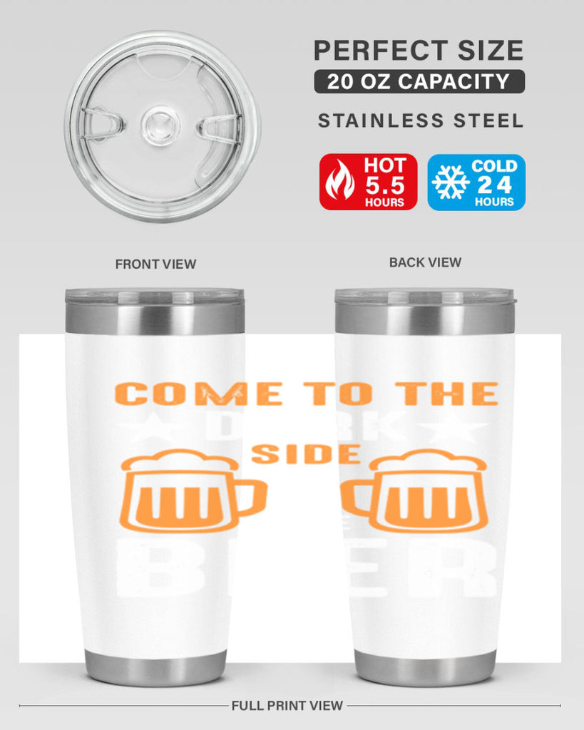 come to the dark side we 117#- beer- Tumbler