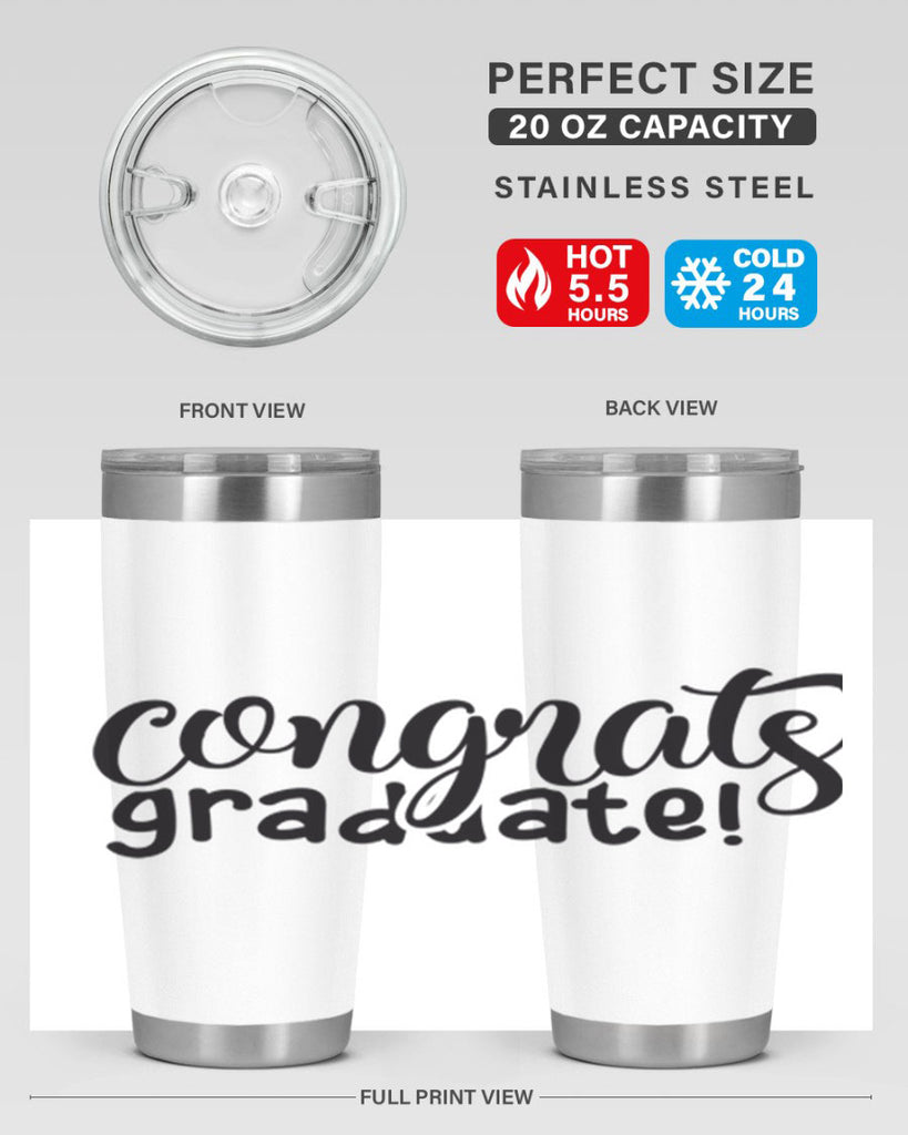 congrats graduate! 2#- graduation- Tumbler