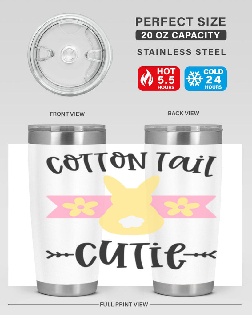 cotton tail cutie 63#- easter- Tumbler