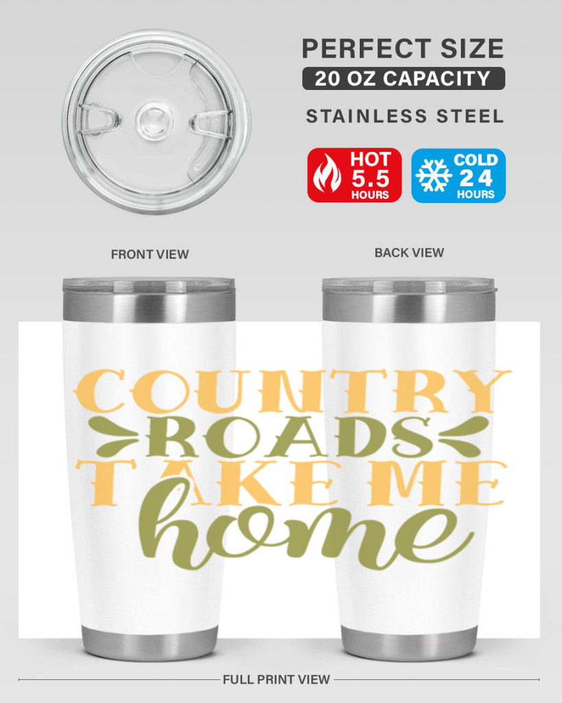 country roads take me home 19#- farming and gardening- Tumbler